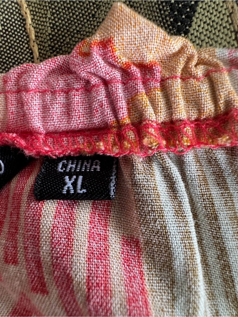Unique Spectrum Boho Rayon Off-Shoulder Peasant Top XL - Picture 7 of 8